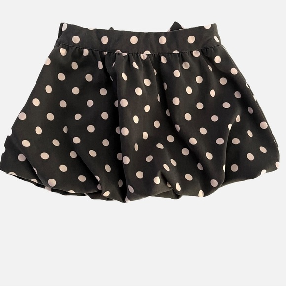 LILI GAUFRETTE Girl’s Gray and Pink Polka Dot Skirt - 23 Months - Picture 2 of 9